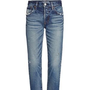 Moussy Vintage Keller Distressed Taper Ankle Jean
